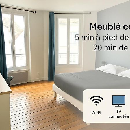 Appartement Maciet 2- Centre Ville Meaux-Gare-Disney Екстериор снимка